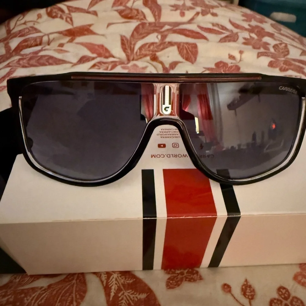 Carrera Black and Silver Sunglasses
